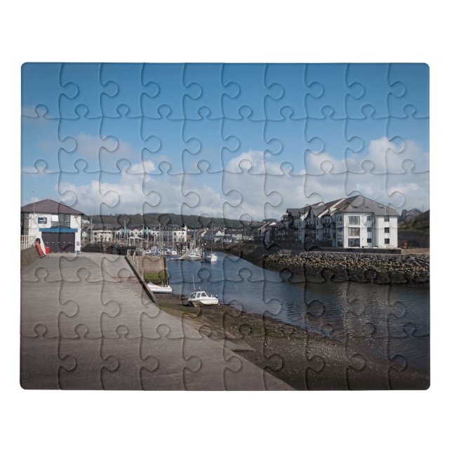 Aberystwyth Harbor and Marina Jigsaw Puzzle (Puzzle Horizontal)