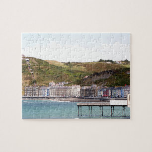 Aberystwyth harbor, Wales Jigsaw Puzzle