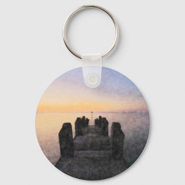 Aberystwyth Sea Front Keychain (Front)