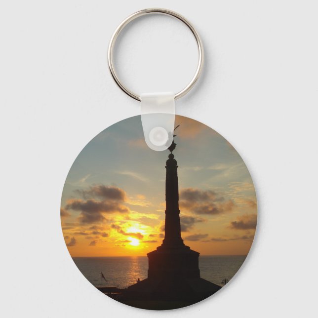 Aberystwyth Sunset Key Ring (Front)