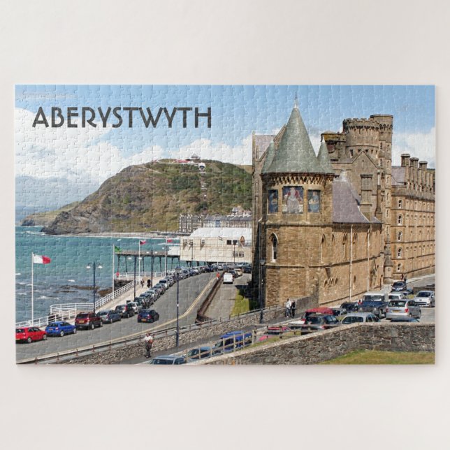 Aberystwyth University, Wales Jigsaw Puzzle (Horizontal)