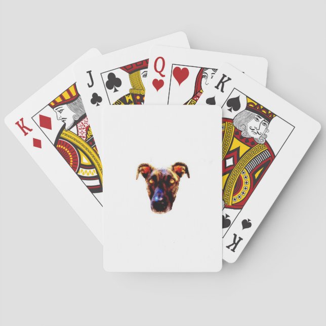 AbetheDog Cartoon Poker Cards (Back)