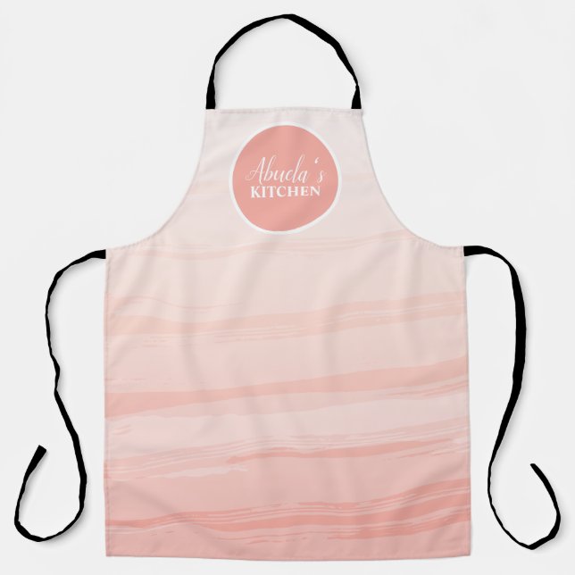 Abeula Pink Ombré Apron (Front)