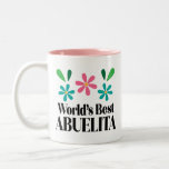 Abeulita Gift for Grandmother Mothers Day Two-Tone Coffee Mug