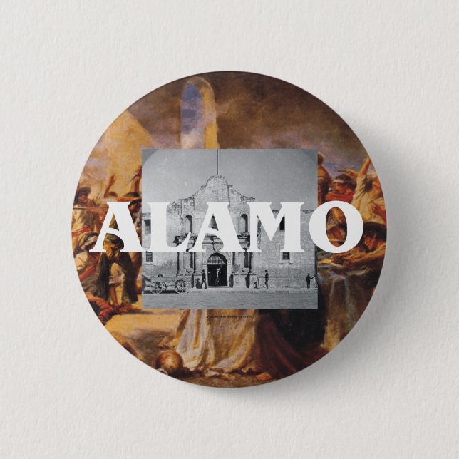 ABH Alamo Pinback Button (Front)