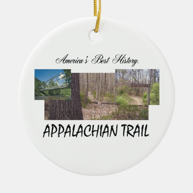 ABH Appalachian Trail Ceramic Ornament (Front)