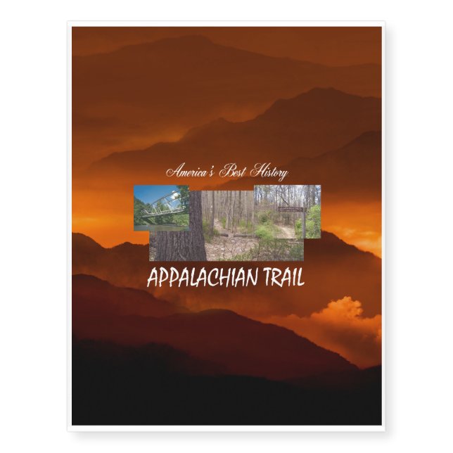ABH Appalachian Trail Temporary Tattoos (Front)
