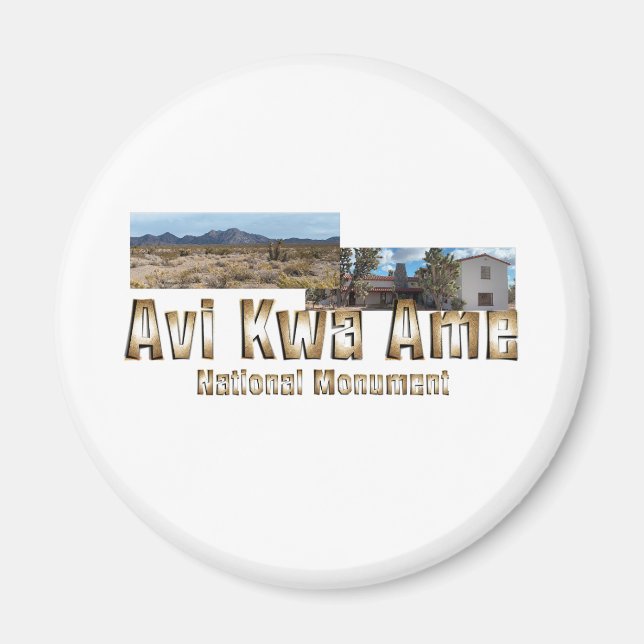 ABH Avi Kwa Ame National Monument Magnets (Front)