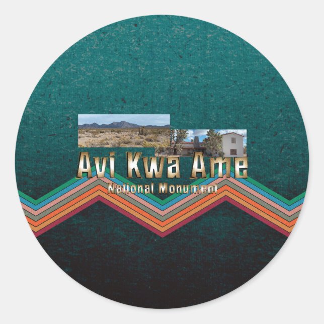 ABH Avi Kwa Ame NM Classic Round Sticker (Front)