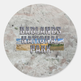 ABH Badlands Classic Round Sticker