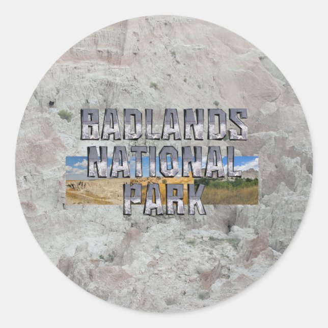 ABH Badlands Classic Round Sticker (Front)