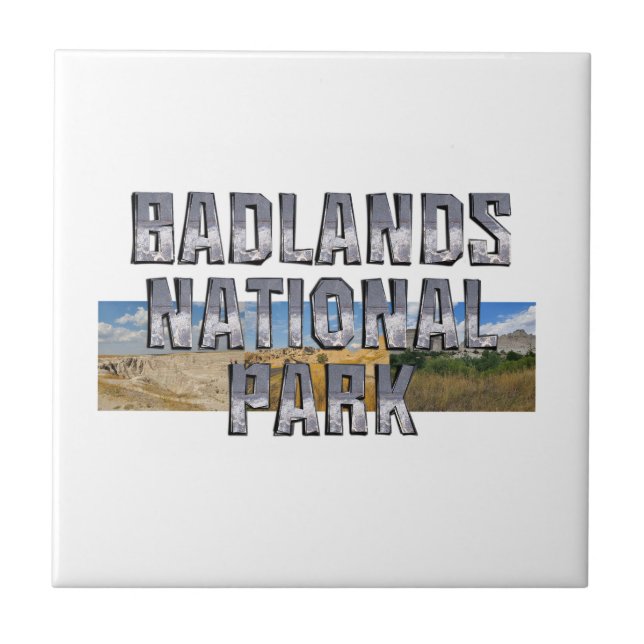 ABH Badlands National Park Ceramic Tile (Front)