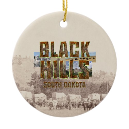 ABH Black Hills Ceramic Ornament