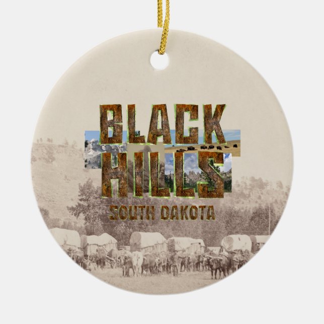 ABH Black Hills Ceramic Ornament (Front)