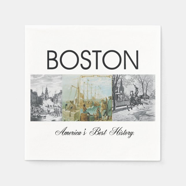 ABH Boston Paper Napkins (Front)