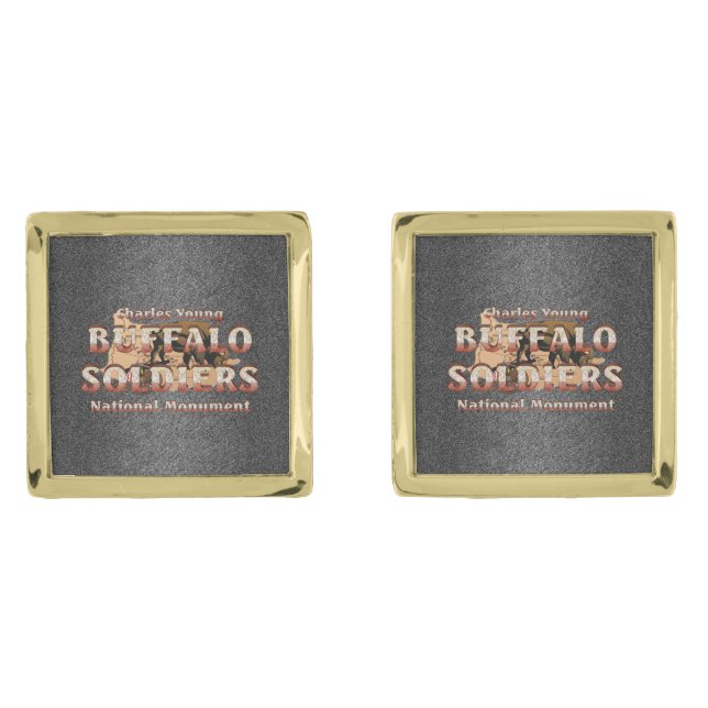ABH Buffalo Soldiers Cufflinks (Front)