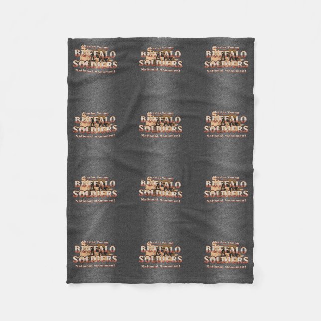 ABH Buffalo Soldiers Fleece Blanket (Front)