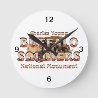 ABH Buffalo Soldiers Round Clock