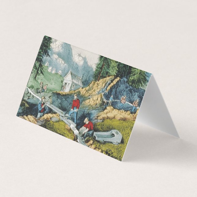 ABH California Gold Rush Business Card (Back)
