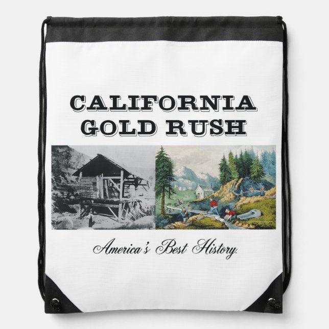 ABH California Gold Rush Drawstring Bag (Front)