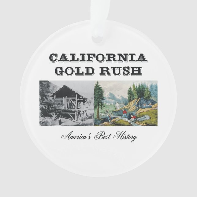 ABH California Gold Rush Ornament (Front)