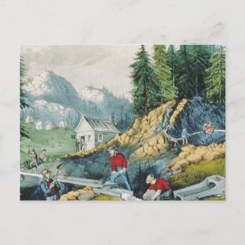 Abh California Gold Rush Postcard by teepossible at Zazzle