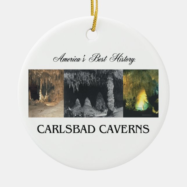 ABH Carlsbad Caverns Ceramic Ornament (Front)