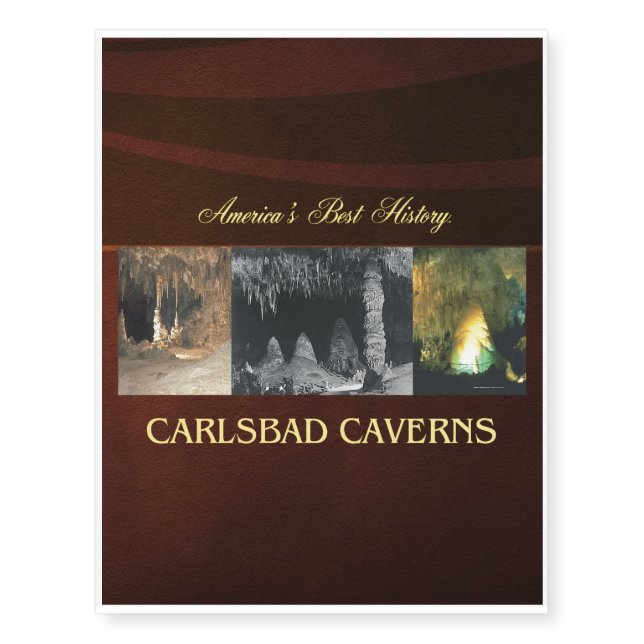 ABH Carlsbad Caverns Temporary Tattoos (Front)