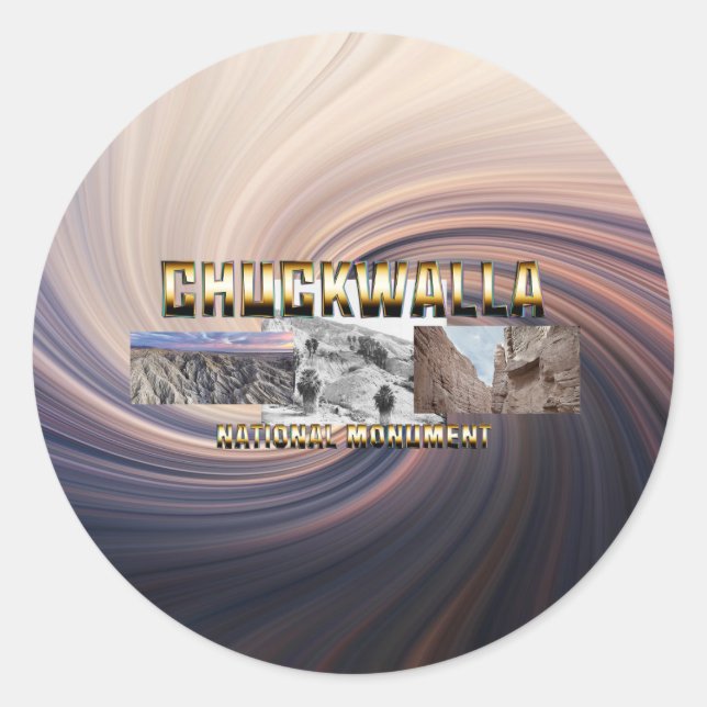 ABH Chuckwalla NM Classic Round Sticker (Front)
