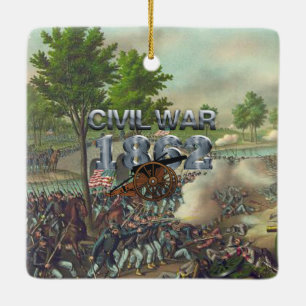 ABH Civil War 1862 Ceramic Ornament