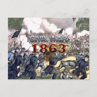 ABH Civil War 1863 Postcard