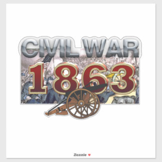 ABH Civil War 1863 Sticker