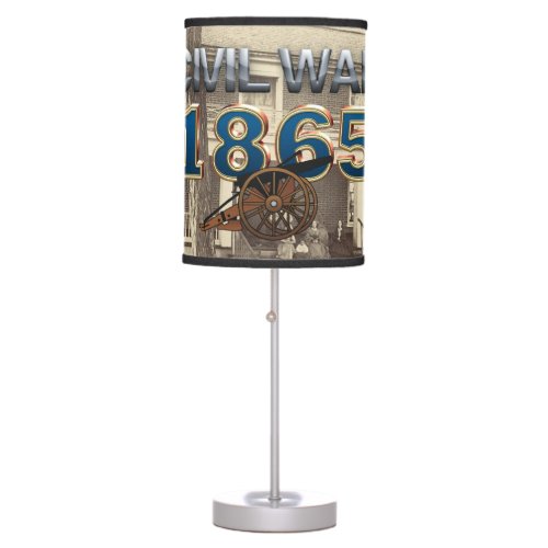 ABH Civil War 1865 Table Lamp