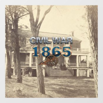 Abh Civil War 1865 Window Cling by teepossible at Zazzle