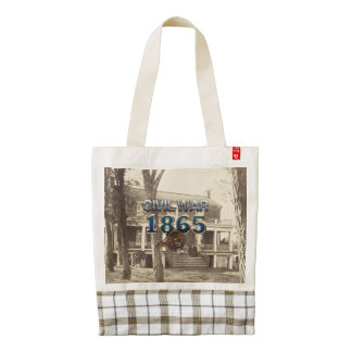 ABH Civil War 1865 Zazzle HEART Tote Bag