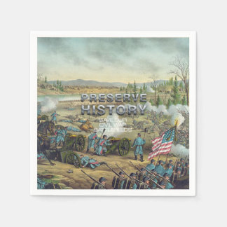 ABH Civil War Battlefield Preservation Paper Napkins