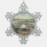 Abh Civil War Battlefield Preservation Snowflake Pewter Christmas Ornament at Zazzle