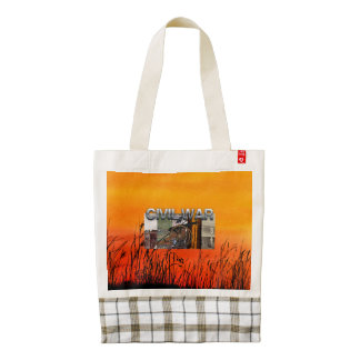 ABH Civil War Zazzle HEART Tote Bag