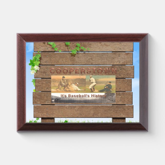 ABH Cooperstown Award Plaque (Horizontal)