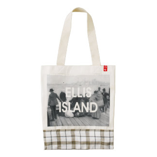 ABH Ellis Island Zazzle HEART Tote Bag