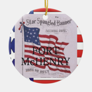 ABH Fort McHenry Ceramic Ornament