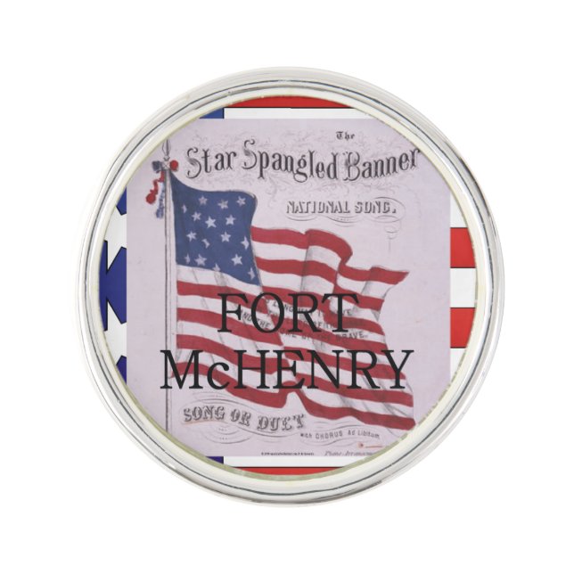 ABH Fort McHenry Lapel Pin (Front)
