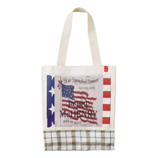 ABH Fort McHenry Zazzle HEART Tote Bag