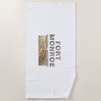 Abh Fort Monroe Beach Towel by teepossible at Zazzle