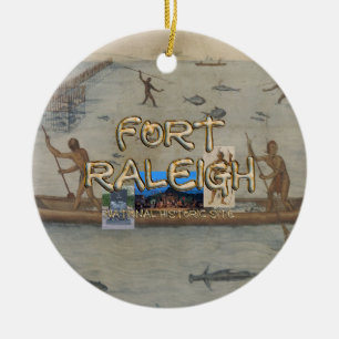ABH Fort Raleigh Ceramic Ornament