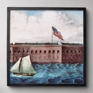 ABH Fort Sumter Peel And Stick Photo Tile