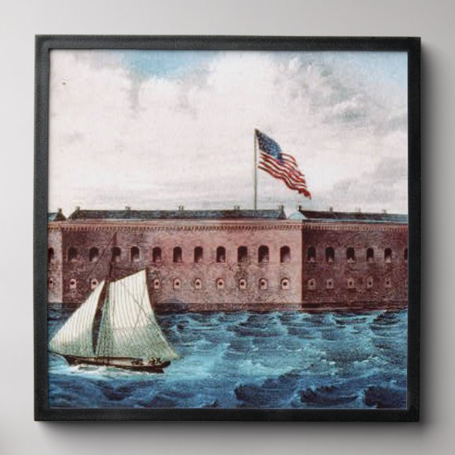 ABH Fort Sumter Peel And Stick Photo Tile (Front Set)