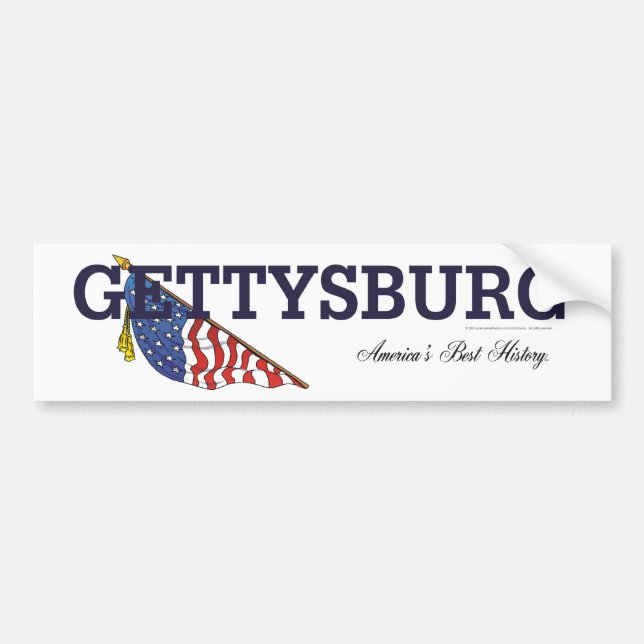 ABH Gettysburg Bumper Sticker (Front)