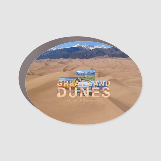 ABH Great Sand Dunes Car Magnet (Front)