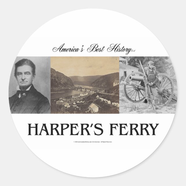 ABH Harper's Ferry Classic Round Sticker (Front)